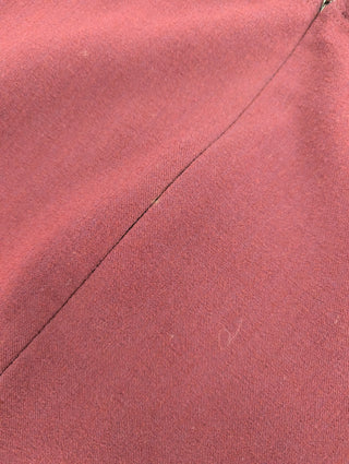 Versus Burgundy Wool Sleeveless Dress, view 4