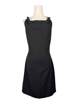 Plein Sud Black Open Back Sleeveless Dress