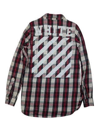 Off-White Multicolor Checkered Shirt, view 2