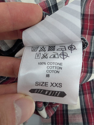 Off-White Multicolor Checkered Shirt, view 12