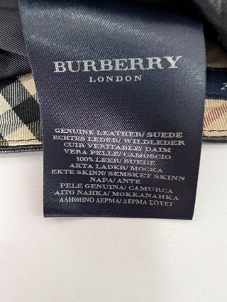 Burberry Black Leather Skirt, view 7