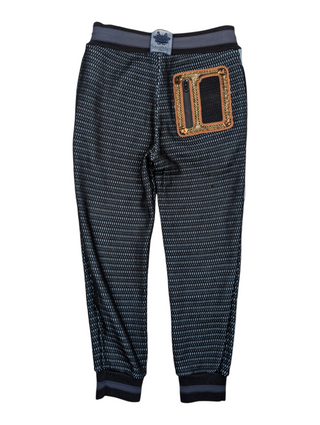 Mr & Mrs Italy Blue And Black Mesh Pants, view 2