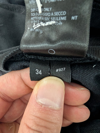 Amiri Aged Black Slash Skinny Jeans, detail 14
