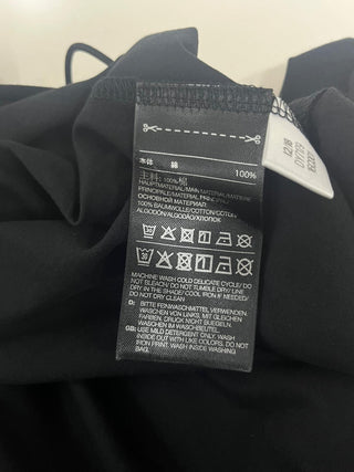 Black T-Shirt With Drawstring