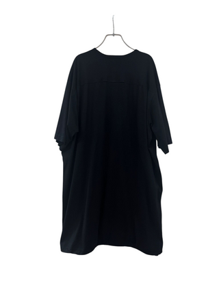 Black T-Shirt With Drawstring