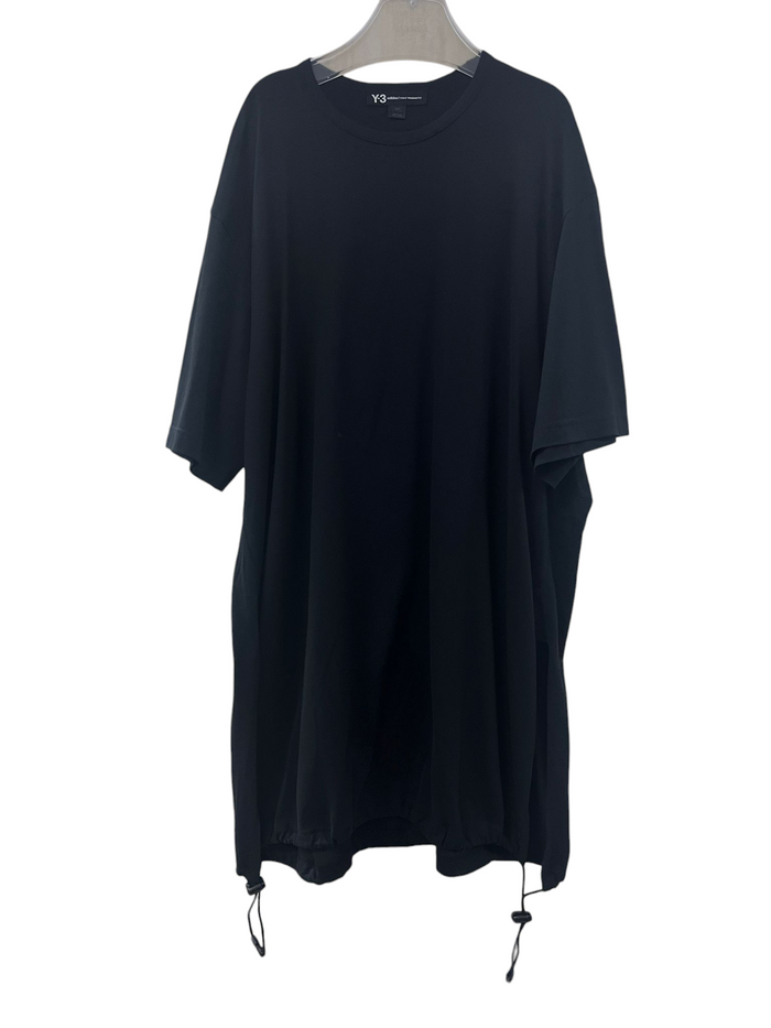 Black T-Shirt With Drawstring
